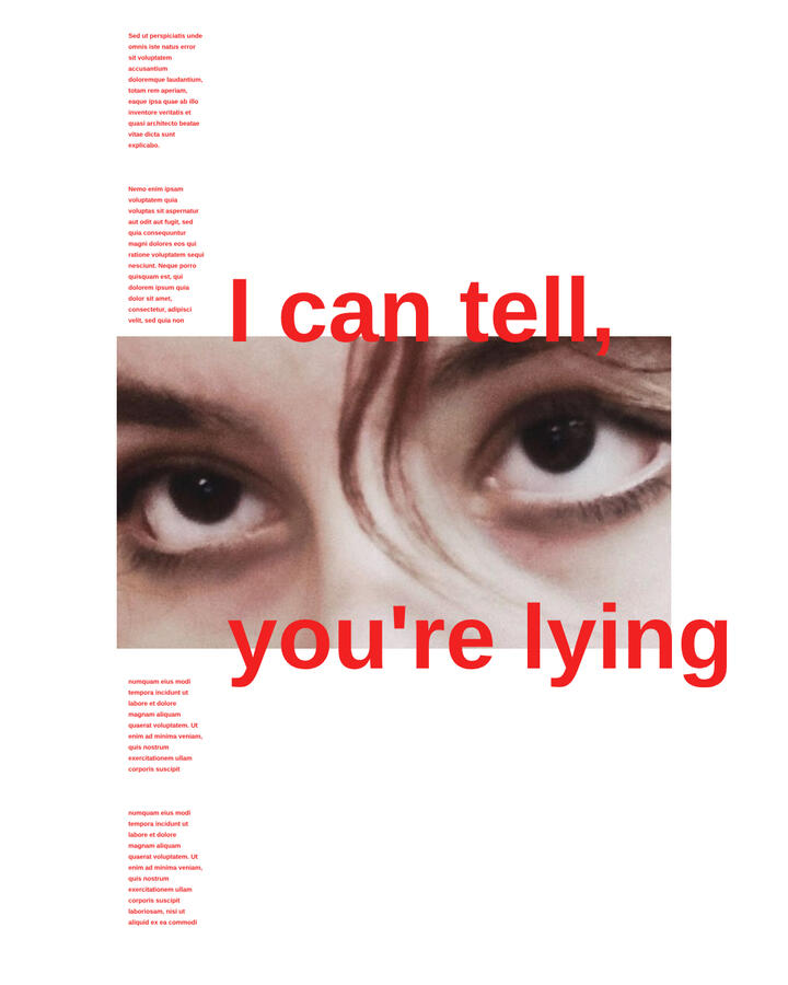 i can tell you're lying